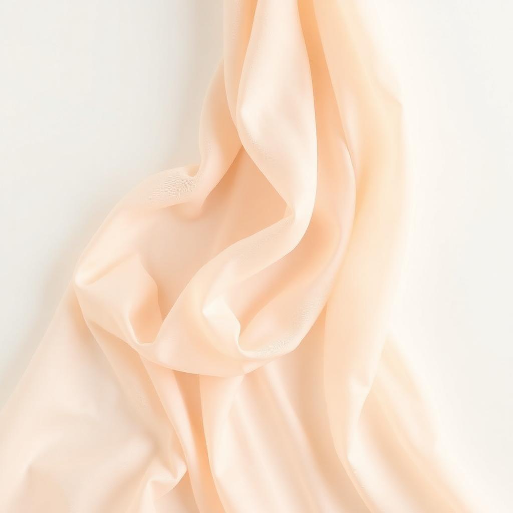 Cream Silk Chiffon — per yard